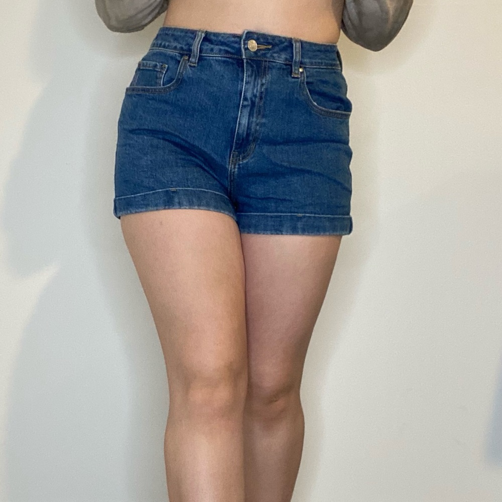 PacSun High waisted Denim Mom Shorts Size 29